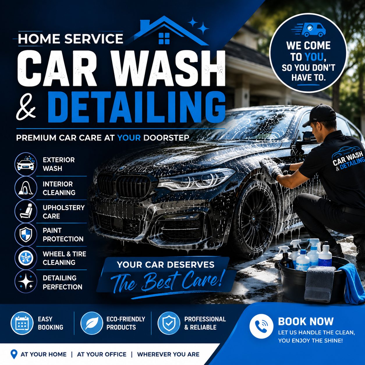 Mobile car wash and detailing